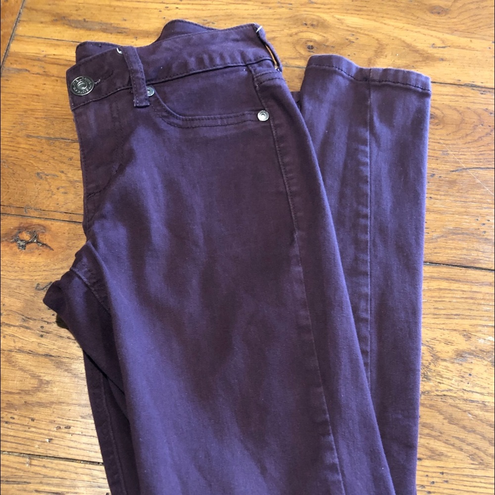 Dark purple pants